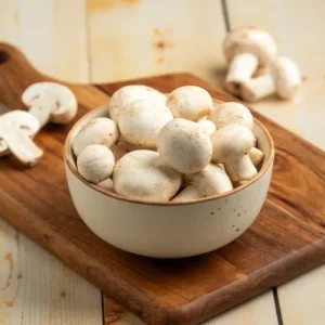 button mushroom (rs.69 200 gm)